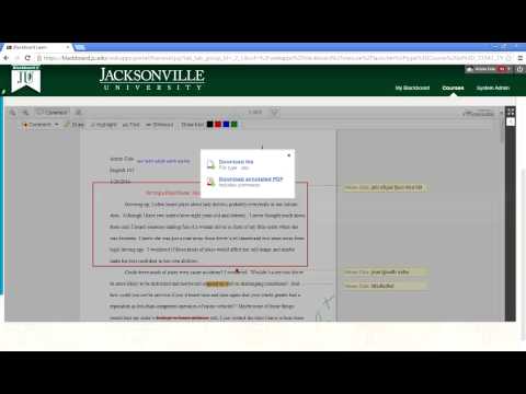 30 Minute Bb Webinar Blackboard Inline Grading