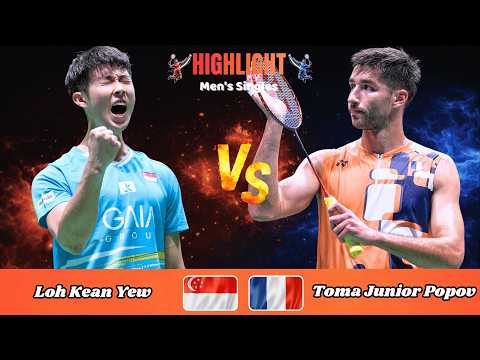 Men's Singles | Loh Kean Yew (SGP) vs. Toma Junior Popov (FRA) | Badminton 2026