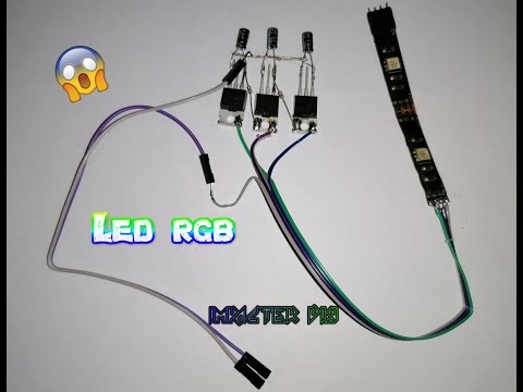 Jak zrobić znakomity efekt obwodu kontrolera LED RGB z IRFZ44N