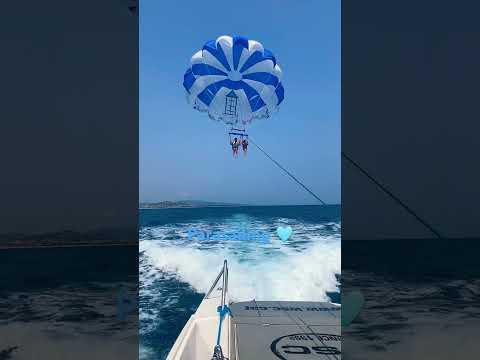 Parasailing in beautiful Spain #parasailing #spain #makingmemories @Crochetinggirl13