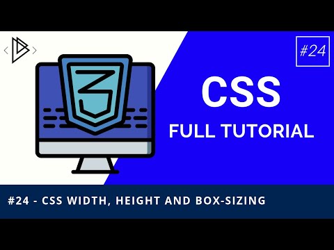 24 CSS Width Height and Box sizing CSS Full Tutorial