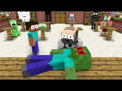 Monster School  RIP Zombie   Scary Minecraft Animation