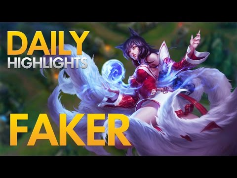 SKT T1 FAKER - Ahri Mid Lane - Daily Highlights