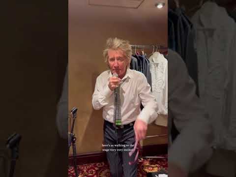 Backstage with Holly Brewer and Rod Stewart 27/02/2024