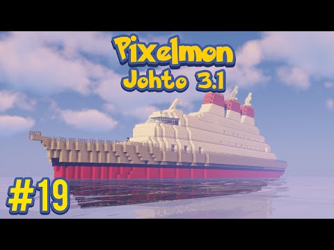 Sailing Into Kanto - Pixelmon Johto 3.1 Minecraft Adventure Map Episode 19