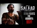 Salaar BGM Deva Fights For Aradhya RaviBasrur Prasanth Neel Vijay Kiragandur Hombale Films