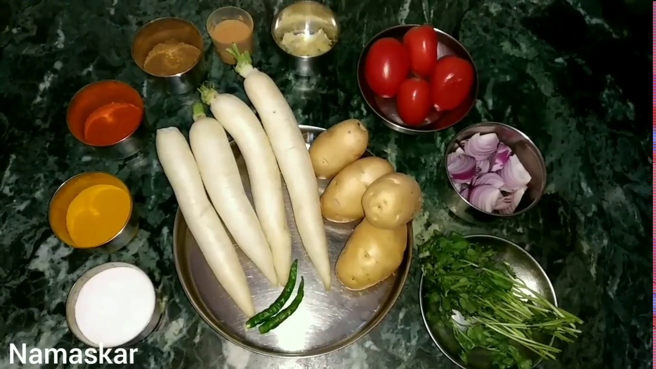 होटल जैसी आलू मूली की स्पेशल तरी वाली सब्जी | Aloo Mooli ki Sabji | Potato and Radish Sabji
