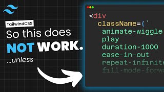 Download the video "You Actually CAN Build Animations with TailwindCSS"