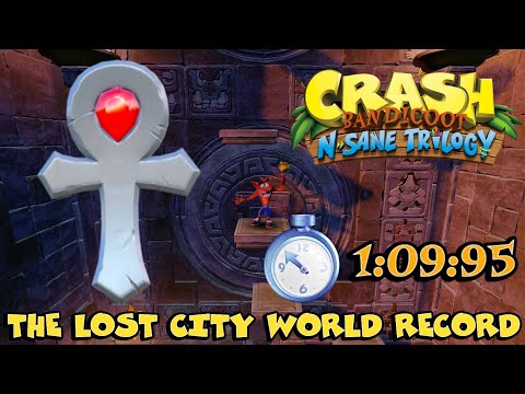 The Lost City 1:09:95 (Former Glitchless World Record) Crash Bandicoot NST (PC)
