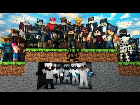 EKIPA RAPY vs 20 ŁOWCÓW (minecraft speedrun)