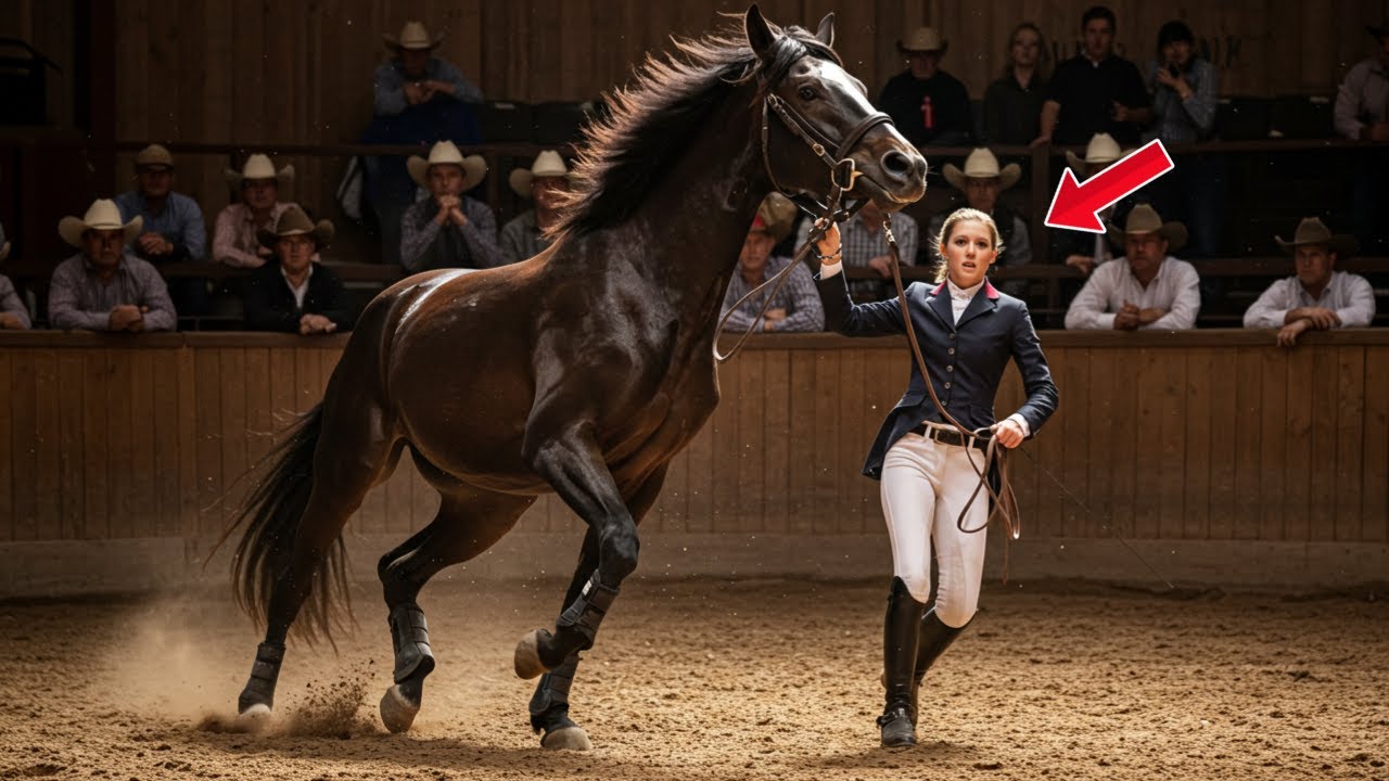 No one could tame the wild stallion at the auction… until she accepted the $1 million challenge!