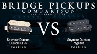 Video thumbnail for Seymour Duncan CUSTOM SH-5 vs PEGASUS - Bridge Guitar Pickup Comparison Tone Demo by Mike Stamper