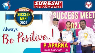 Bank Achiever | Aparna | SBI Clerk | Suresh IAS Academy