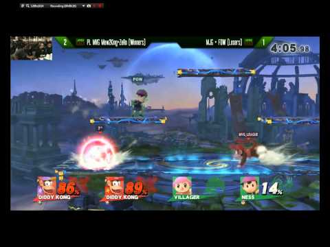 APEX 2015 2v2 Smash 4 Finals (Last Set Snippet) - PL MVG Mew2King + Zero vs. MJG + FOW