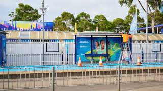 Melbourne tram shelters decorated for ANZ during Australia Open | JCDecaux Australia