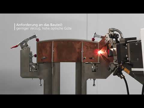 TRUMPF Laserschweißen: TruLaser Weld 5000 - Laserschweißen eines Thekensegments aus Edelstahl