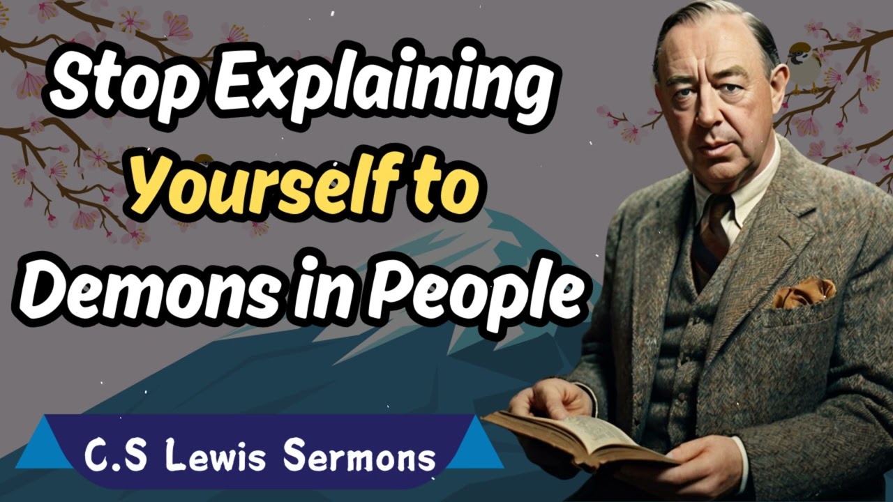 Stop Explaining Yourself To Demons In People - C.S Lewis Sermons