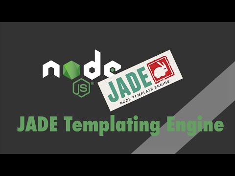 Node js Express Tutorial PugJS Templating Engine formerly JADE
