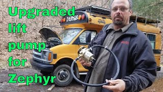 Troubleshoot and Replace the Lift Pump on 1996 to 2000 Chevy G 3500 Van or Bus With 6.5 diesel.