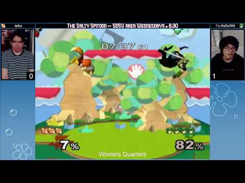 Salty Spitoon Melee #15 Winners Quarters - tpfox (fox) vs KoDoRiN (marth)