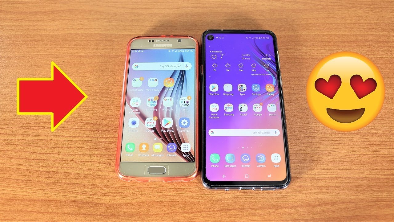 Samsung Galaxy S6 Vs Galaxy A8s 2019 Speed Test