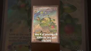 day 4 175/200 cmon we’re so close! #pokemon #pokemonchannel #collectiblecards #pokemonfandom #fypシ