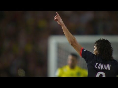 But Edinson CAVANI (24') - FC Nantes - Paris Saint-Germain (1-2 - 2013/2014