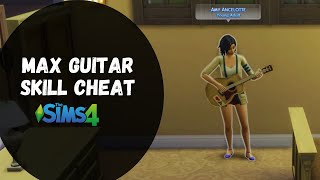 How to Max Out the Guitar Skill (Cheat) - The Sims 4