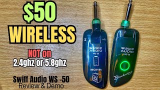 Video thumbnail for Swiff Audio Wireless Guitar System - Wireless NOT on 2.4ghz or 5.8ghz by Scott Uhl