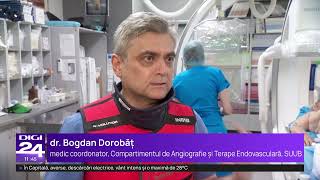 Pacient în România. Cum e salvată o pacientă care a suferit un atac vascular cerebral