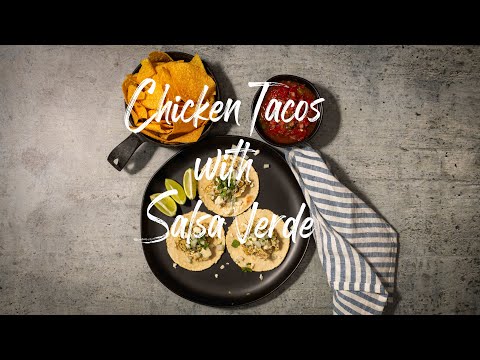 The Best Salsa Verde Chicken Tacos | Kamado Joe Indoor Kitchen