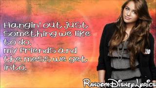 Miley Cyrus - Breakout (Lyrics On Screen) - HD