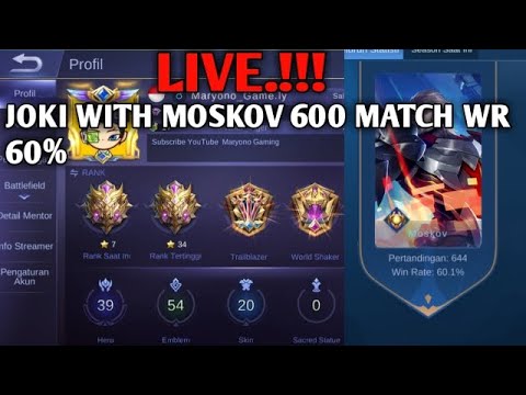 LIVE ML • Push MMR Moskov/Alice.!!!
