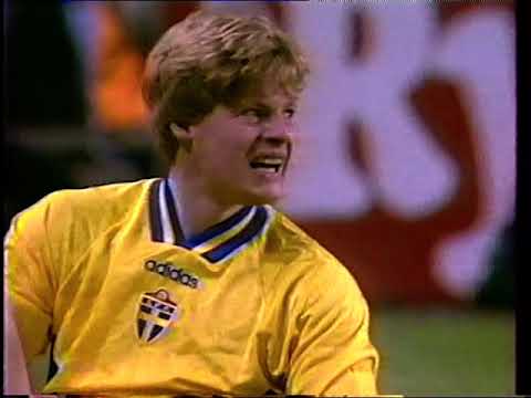 1996 UEFA Euro (Qualifier) - Sweden vs Hungary. Full Match (part 1 of 4).