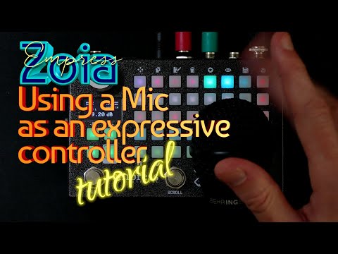 Zoia Tutorial: Microphone as Expressive Controller