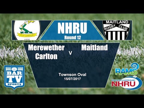 2017 Rams NHRU - Round 12 - Merewether v Maitland