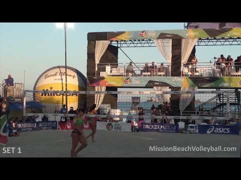 2016 ASICS WSOBV Long Beach Franca & Antunes BRA vs  Fernandez & Baquerizo ESP