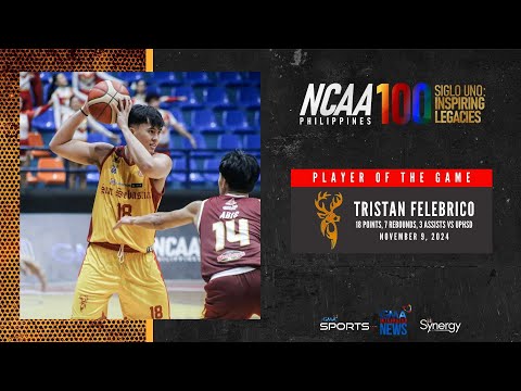 Player of the Game   Tristan Felebrico vs Perpetual  NCAA Season 100