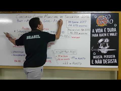 Concurso GUARDA MUNICIPAL DE SALVADOR 2018   -  Saiba toda a verdade.