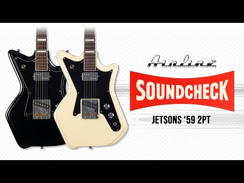 Airline Guitars Jetsons '59 2PT Black image 11