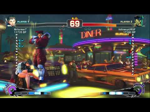 followupURSF [Bison] vs Mrfarmer7 [Sakura] SSF4 Japanese Online Ranked Matches - TRUE-HD