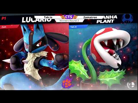 Clocktower Smash 65 - Winners - Zamatron (Lucario) vs. Tak.io (Piranha Plant) - SSBU