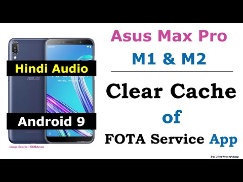 Asus Zenfone Max Pro M1 and M2 | How to clear the cache of FOTA Service App | Android 9 | Hindi
