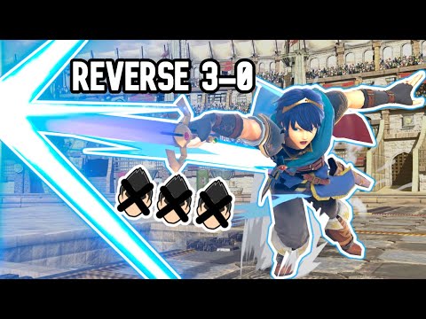 MKLeo's MARTH does an INSANE REVERSE 3-0 vs Riddles KAZUYA