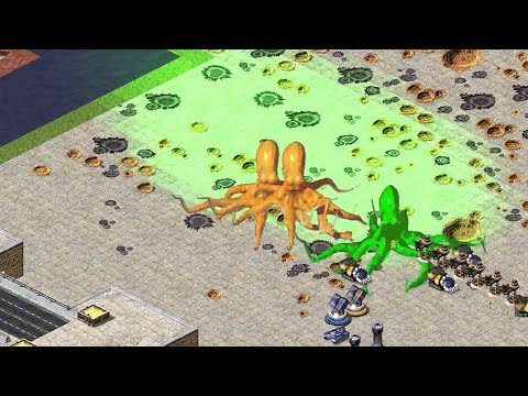 Squid exposed to nuclear radiation come ashore ！ -Red Alert2