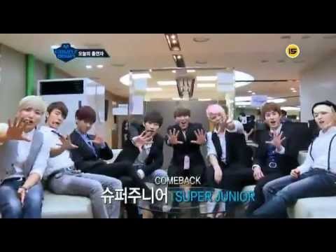 120705 Super Junior Intro @ M! countdown