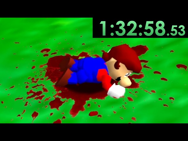 I tried speedrunning Super Mario 64 Gore/Hard Mode SDDEFAULT Thumbnail