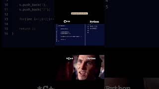 C++ Vs Python
