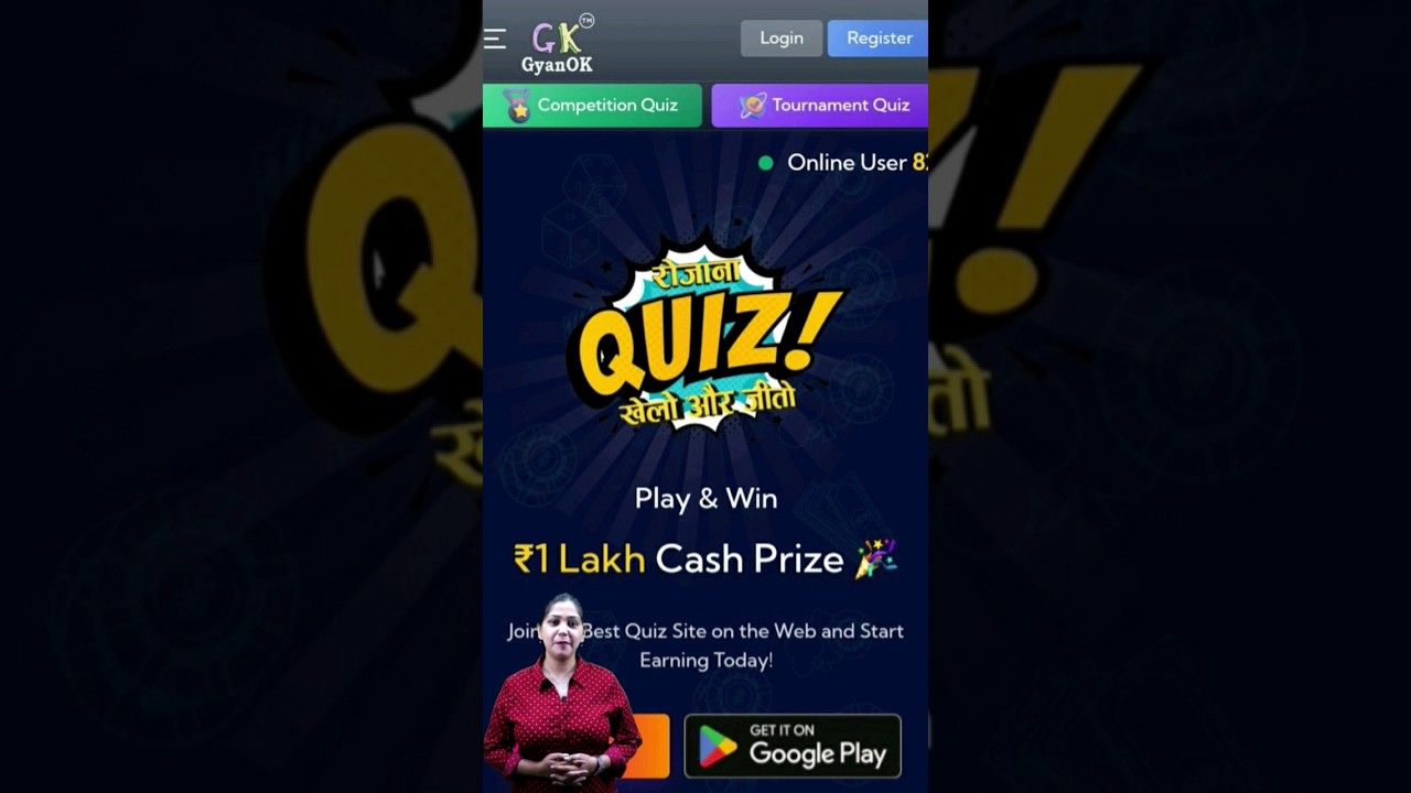 GyanOk a #realcash #winning #quizapp, Where you can make money with your #knowledge ! #gyanok #quiz