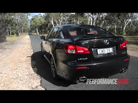 2013 Lexus IS F engine sound and 0-100km/h